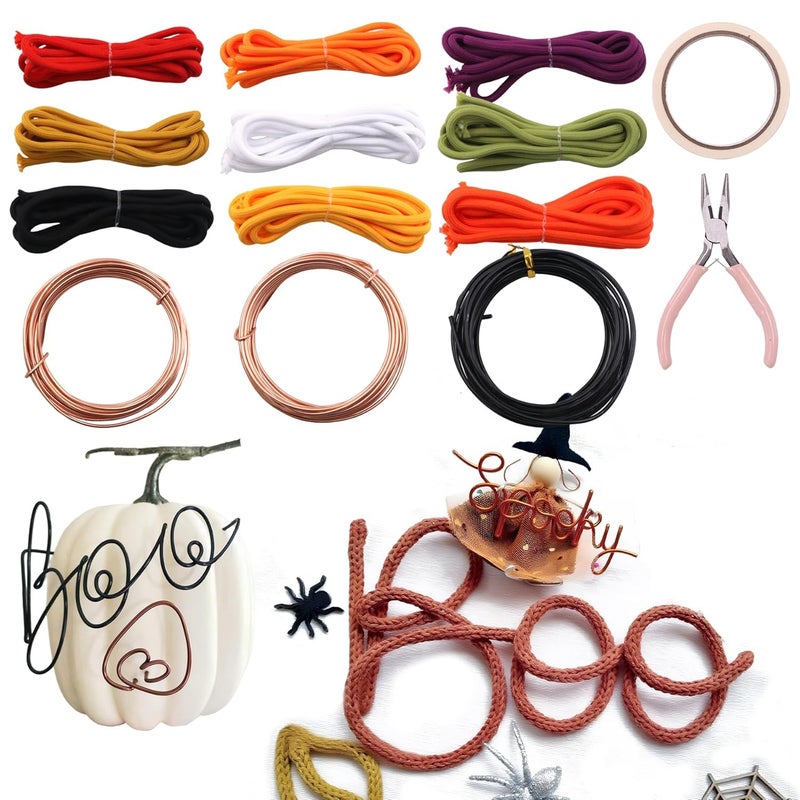 BoFUN Wire Craft Kit for Adults, Teens Halloween DIY Wire Art Crafts Set for Home Gatherings, Birthday Party Group, Holiday Parties, Women Birthday, Mother's Day Gifts, Handmade Home Decor (Halloween) - Image 1